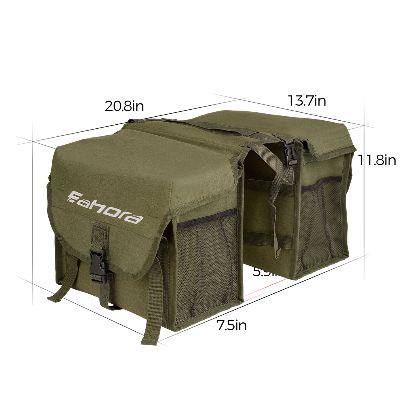 Eahora Rear Saddle Bag (30-50L)