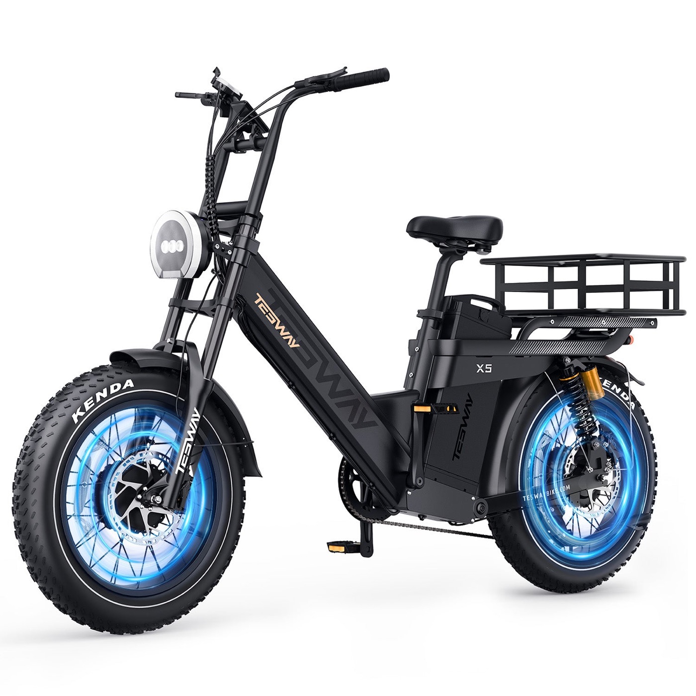 TESWAY Large Rear Rack Basket