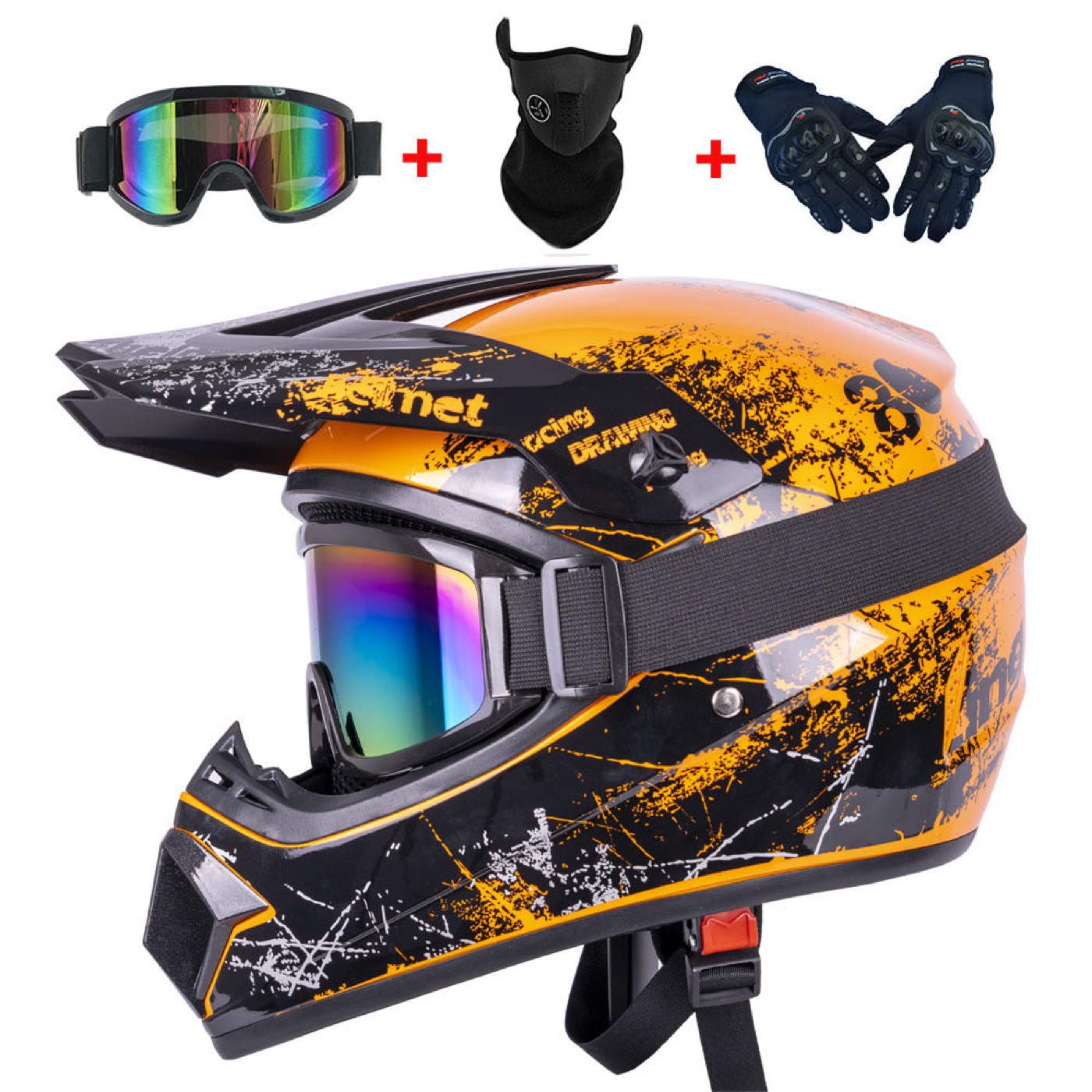Tuttio Dirt Bike Helmet (Size: 59–61 Cm)