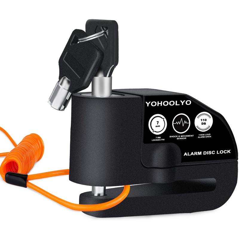 110dB Alarm Disc Lock — YOHOOLYO