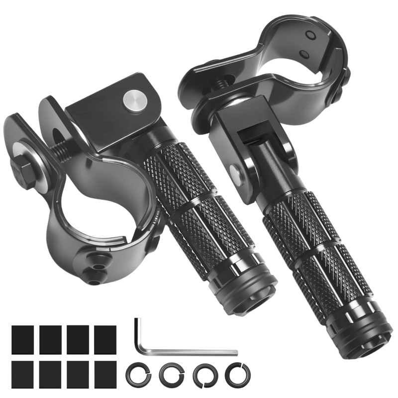 M8 Clamp-On Foot Pegs — VUOZIP