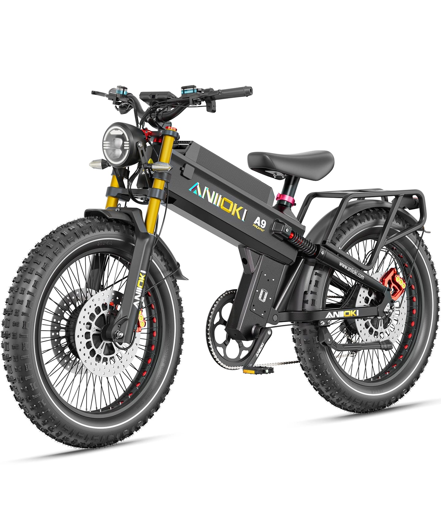 Aniioki A9 Pro Max Dual Motor 3.0 in Matte Black