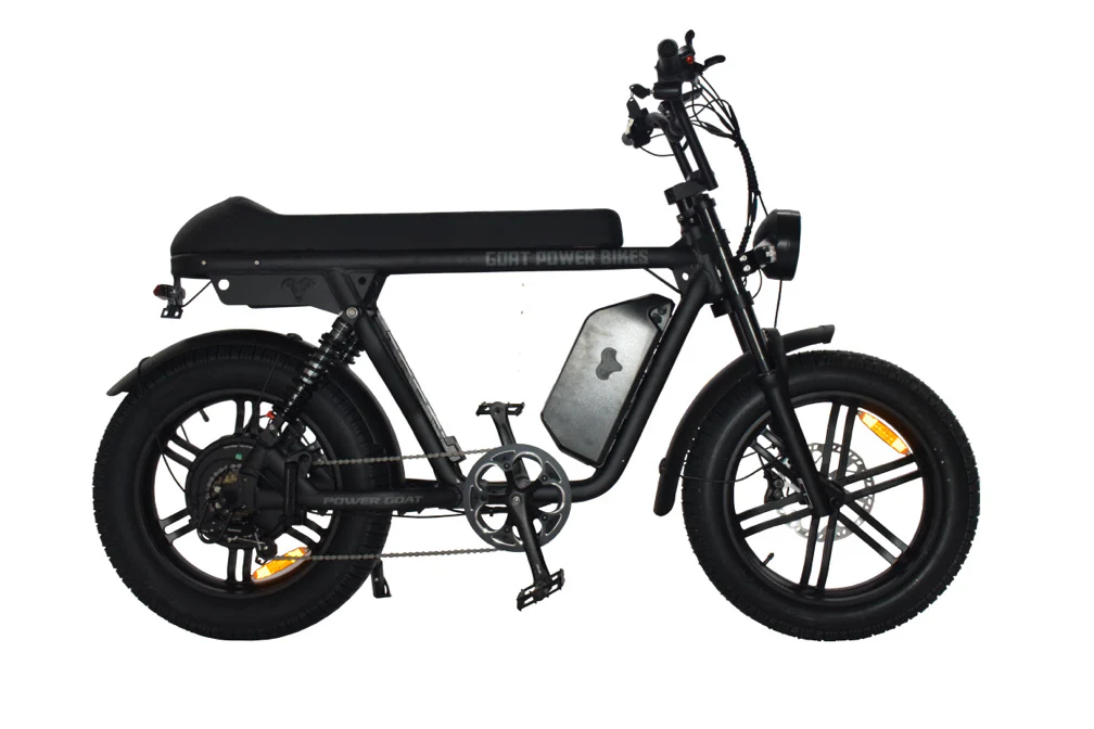 Side profile — full suspension and fat tires